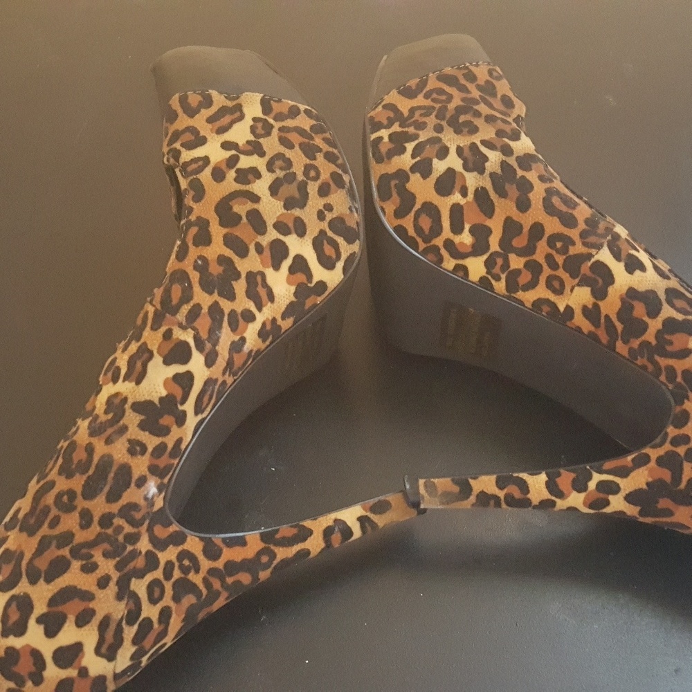 Torrid Mixed Leopard Heels
